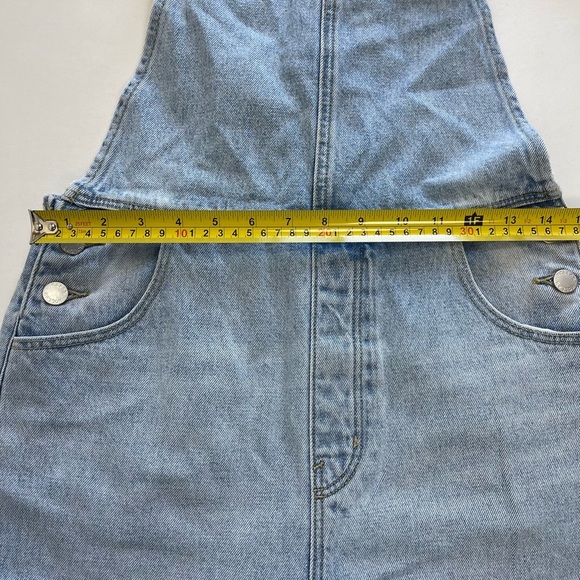 Rollas Old Mate Light Wash Denim Flare Overalls – Size 26 - Picture 14 of 16